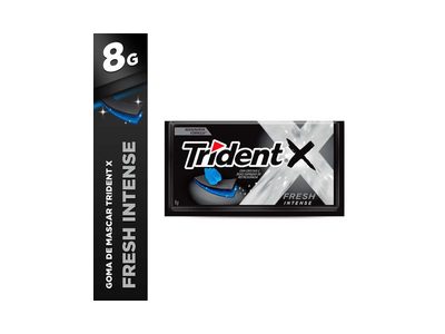 GOMA DE MASCAR INTENSE TRIDENT XFRESH ENVELOPE 8G