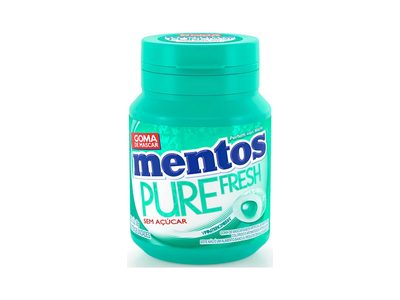 CHICLETE MENTOS PURE FRESH WINTERGREEN 56G