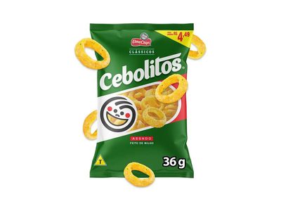 SALGADINHO ASSADO DE MILHO CEBOLITOS ELMA CHIPS 36G