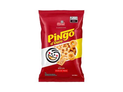 SALGADINHO PINGO D'OURO BACON ELMA CHIPS 76G