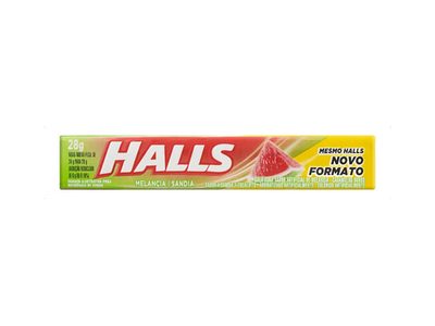 BALA MELANCIA HALLS PACOTE 28G