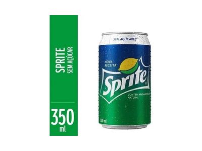 REFRIGERANTE LIMÃO SEM AÇÚCARES SPRITE LATA 350ML