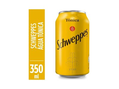 ÁGUA TÔNICA SCHWEPPES LATA 350ML