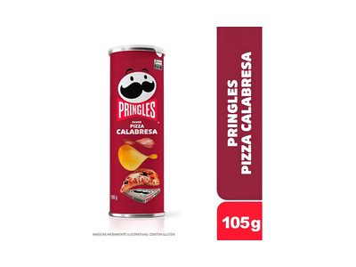 SALGADINHO BATATA FRITA PRINGLES PIZZA CALABRESA 105G