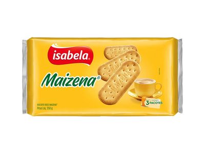 BISCOITO ISABELA DE DOCE MAIZENA SEM SAL 350 G