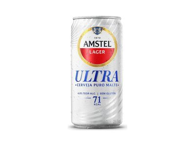CERVEJA PURO MALTE SEM GLÚTEN ULTRA AMSTEL 269ML