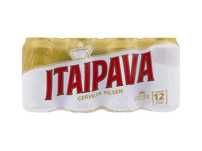 CERVEJA PILSEN ITAIPAVA CLARA LATA 473ML KIT 12 UNIDADES